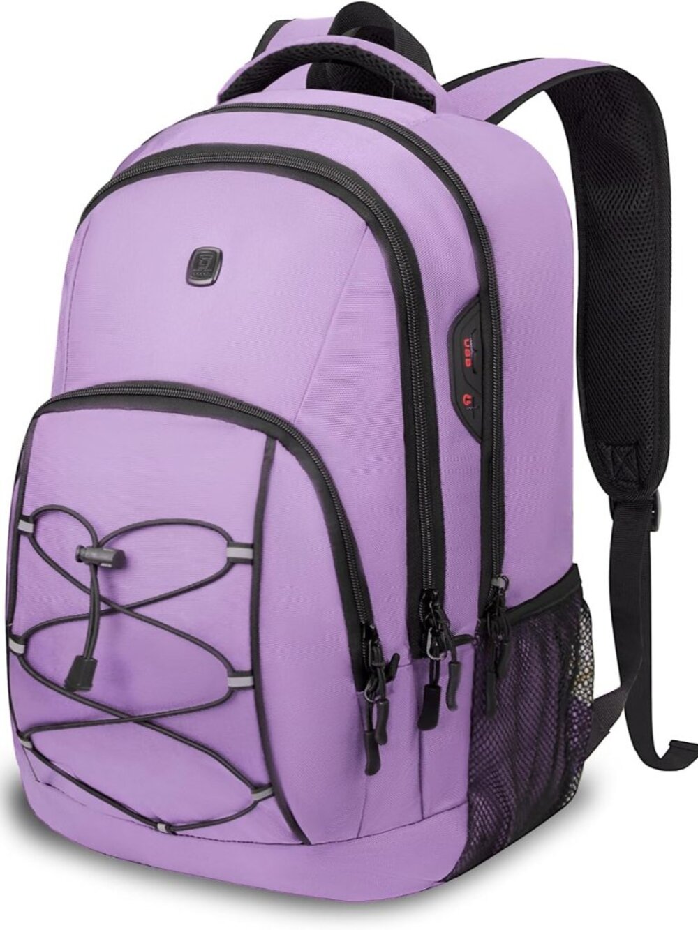 Laptop Backpack for Men Women, 17 Inch Travel Backpack with USB Charging Port, W